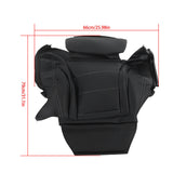 Labwork Front Driver Seat Cover For Mercedes Benz C300 2015-2021 Black Leather