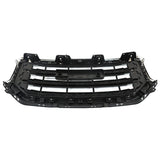 Labwork Front Upper Grille 23496236 Black+Chrome For GMC Sierra 1500 2016-2019