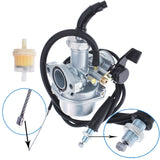 Carburetor For Honda CRF70 XR70 CRF70F XR70R 1998-2003 W/ Throttle Cable