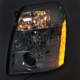 Labwork Left Headlight Assembly For Cadillac Escalade 2007-2014 HID Chrome Bezel