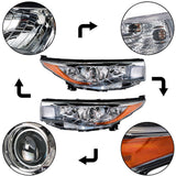 Labwork Pair Outer+Inner Taillights&Headlights For Toyota Highlander 2014-2016