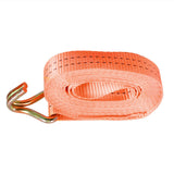 4 Piece 1.5" x 20' 4000 lbs Orange Ratchet Straps J Hook Heavy Duty Tie Downs US