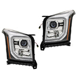 Labwork RH+LH [Halogen] Projector Headlights For GMC Yukon 2015-2017 W/LED DRL