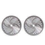 2 Pack Replace For Cutter Trimmer Weed Eater Carbide Tip Brush Blades 80T x 10"