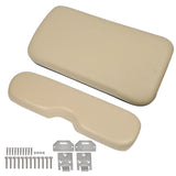 For EZGO Medalist TXT 1994-2013 Golf Cart Tan Front Seat Cushion with Hardware
