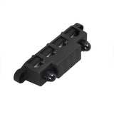 Bus Bar Power Distribution Block 4 Post Busbar 12V 250A With Cover 5/16" Black