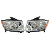 Labwork Headlights Assembly For Jeep Grand Cherokee 11-13&Compass 11-17 Halogen