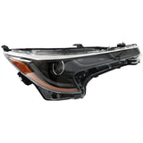 Labwork Right Headlight For 2020-2022 Toyota Corolla SE XLE XSE LED DRL Black