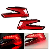Left Right Red LED Brake Tail Lights For 2017-2021 Can-Am Maverick X3 Max R 4x4