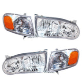 Labwork Left&Right Headlights Assembly For 2001-2002 Toyota Corolla Projector