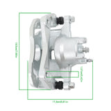 Labwork Brake Calipers w/ Bracket Front LH & RH For 2008-2017 Mitsubishi Lancer