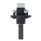 Labwork 1" Round BT8 Spindle 4pack Trailer Axle Kit with 4 on 4" Bolt Idler