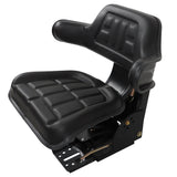 Black Tractor Suspension Seat For Ford / New Holland 4000 4100 4600 4610 5100