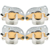 Front Rear Brake Calipers W/Pads for Yamaha Grizzly 700 YFM700 F/P 4x4 2007-2020