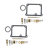 Fit for Yamaha Banshee 350 YFZ350 1988-2006 2x Carburetor Rebuild Repair Kit