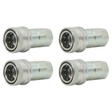 4PCS LVA16843 Hydraulic Quick Coupler for John Deere 1025R 1023E Tractors
