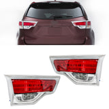 Labwork Left+Right Side Inner Tail Lights Brake Lamp For Toyota Highlander 14-16