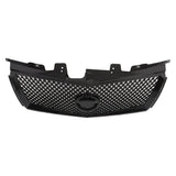 Labwork Front Bumper Upper Grille Mesh For Cadillac CTS 2008-2013 Gloss Black
