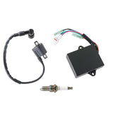 Ignition Coil CDI Spark Plug For Yamaha Badger/Grizzly 80 Raptor 80 YFM80