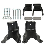 Labwork Rear Leaf Spring Shackle Bracket Hanger Kit For 1980-1996 Ford F150 F250