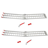 For Motorcycle ATV 1500lbs Capacity 7.5' 2x Aluminum Folding Loading Ramps Kit