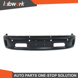 Labwork Front Bumper For RAM 1500 13-18/Ram 1500 Classic 2019-23 Black W/ Holes