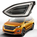 Labwork Left Side For Ford Edge 2015-2018 LED DRL Bumper Fog Light Driving Lamp