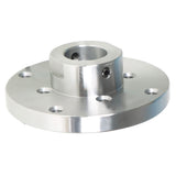 Best 4" Steel Wood Lathe Face Plate, 1" x 8tpi Threaded with Set Screws USA