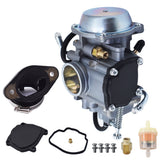 Carburetor & Intake Boot Manifold for Polaris Hawkeye 300 Magnum 425 Worker 500