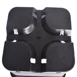 Premium 10Pcs Square Black Injection Molded Nursery Pot Plant Pots 5 Gallon USA
