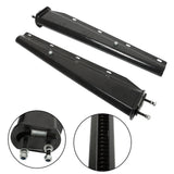 New Mud Flap Hangers Black Steel Straight 30" 2.5" Semi Truck Spring Loaded