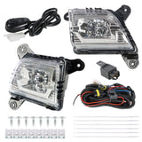 For Chevy silverado 2019 2020 1500w/Lamps+Switch LED Fog Lights Left+Right Side