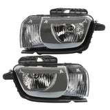 Labwork Left+Right Headlight For 2010-2013 Chevy Camaro Halogen Black Housing