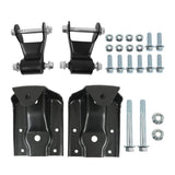 Labwork Rear Leaf Spring Hanger Bracket Shackle Kit For 1999-2013 Silverado 1500