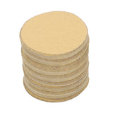 100 Pcs 5" 60Grit NO-Hole DiscsHook Loop Pads Sanding Disc Flocking High Quality