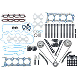 Labwork Timing Chain Cam Phaser Head Gasket Bolts Set For Lincoln Navigator 5.4L