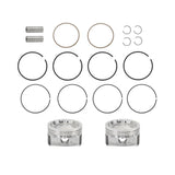 2×Cast Aluminium Cylinder Piston Kit for Polaris RZR 800 2009 2010 2011-2014