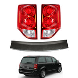 Labwork Rear Tail Lights & Bumper Step Pad Fit For 2011-2020 Dodge Grand Caravan