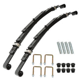 Heavy Duty Rear 4 Leaf Springs for E-Z-GO TXT 1995-2013 Golf Cart (Set of 2)