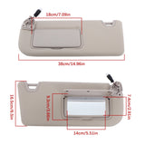 Labwork Left Driver+Right Passenger Sun Visor For 2019-24 Nissan Altima W/Lights