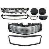 Labwork Front Upper Lower Grille + Outer Frame For 2013-2017 Cadillac XTS