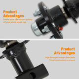 Labwork Trailer Axle 5x4.5 Bolt Pattern 95" HF 80" Spring Center 3500lb & U-Bolt