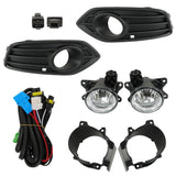 Labwork Front Fog Lights Lamp For Honda HRV HR-V 2019-2022 w/Bulbs+Switch A Pair