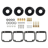 4 Carburetor repair kit with diaphragm Vacuum For YAMAHA XJ550 MAXIM 1981-1983