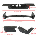 Labwork Rear Step Bumper Assembly For 2014-2020 2021 Toyota Tundra Black Steel