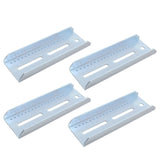 4Pcs 8" Galvanized Swivel Top Bunk Bracket Kit W/ Hardware For 2x3 Boat Trailer