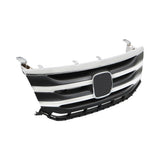 Labwork Front Upper Black Grill For Honda Odyssey 2011-2013 Chrome Molding Trim