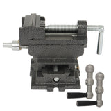 3" Cross Drill Press Vise Slide Metal Milling 2 Way X-Y Clamp Machine Heavy Duty
