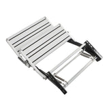 Labwork Aluminum 2 Step Pull Out Retractable 21.65''W Steps Stair Anti-Slip