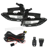 Labwork RH+LH Bumper Fog Lights For Nissan Sentra S SR SV 2020-2021 Clear Lens
